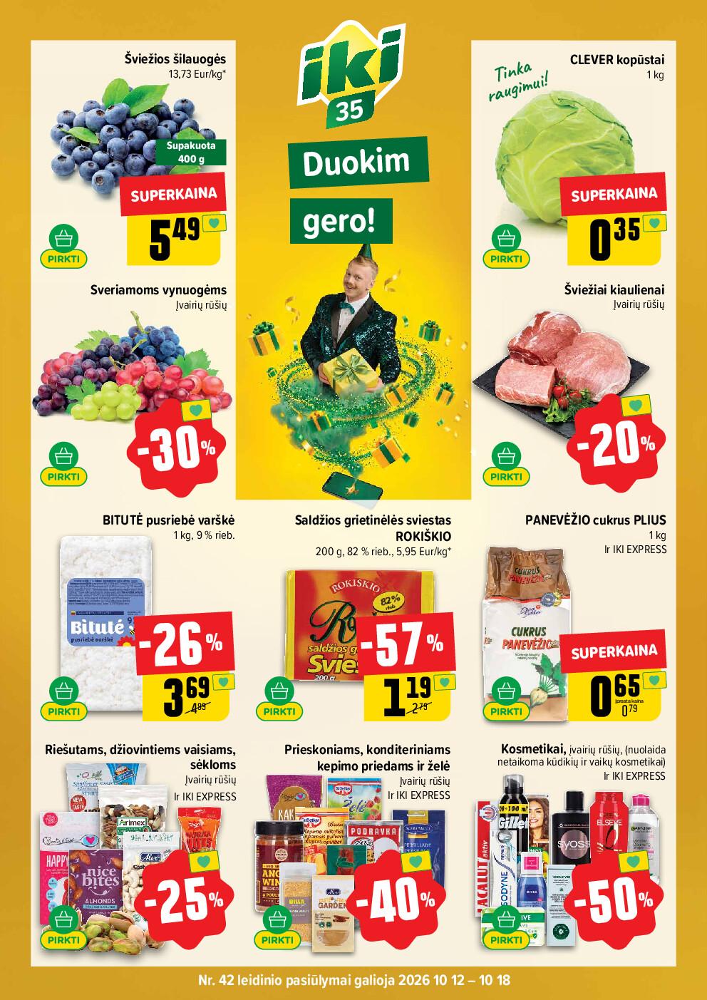 IKI Kainų leidinys Nr. 42 (2026-10-12 - 2026-10-18)