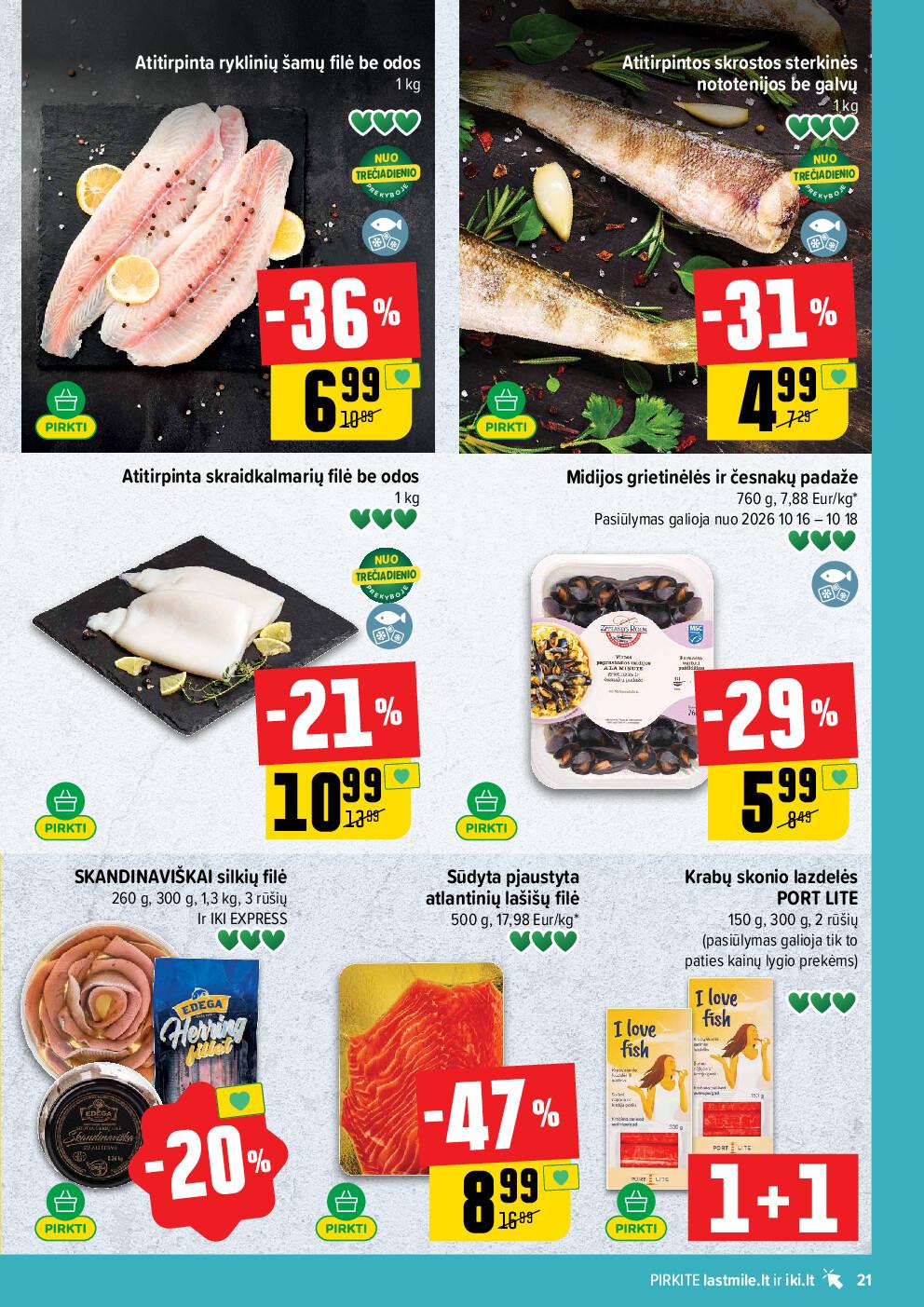 IKI Kainų leidinys Nr. 42 (2026-10-12 - 2026-10-18) - Savaitgalio pasiūlymai