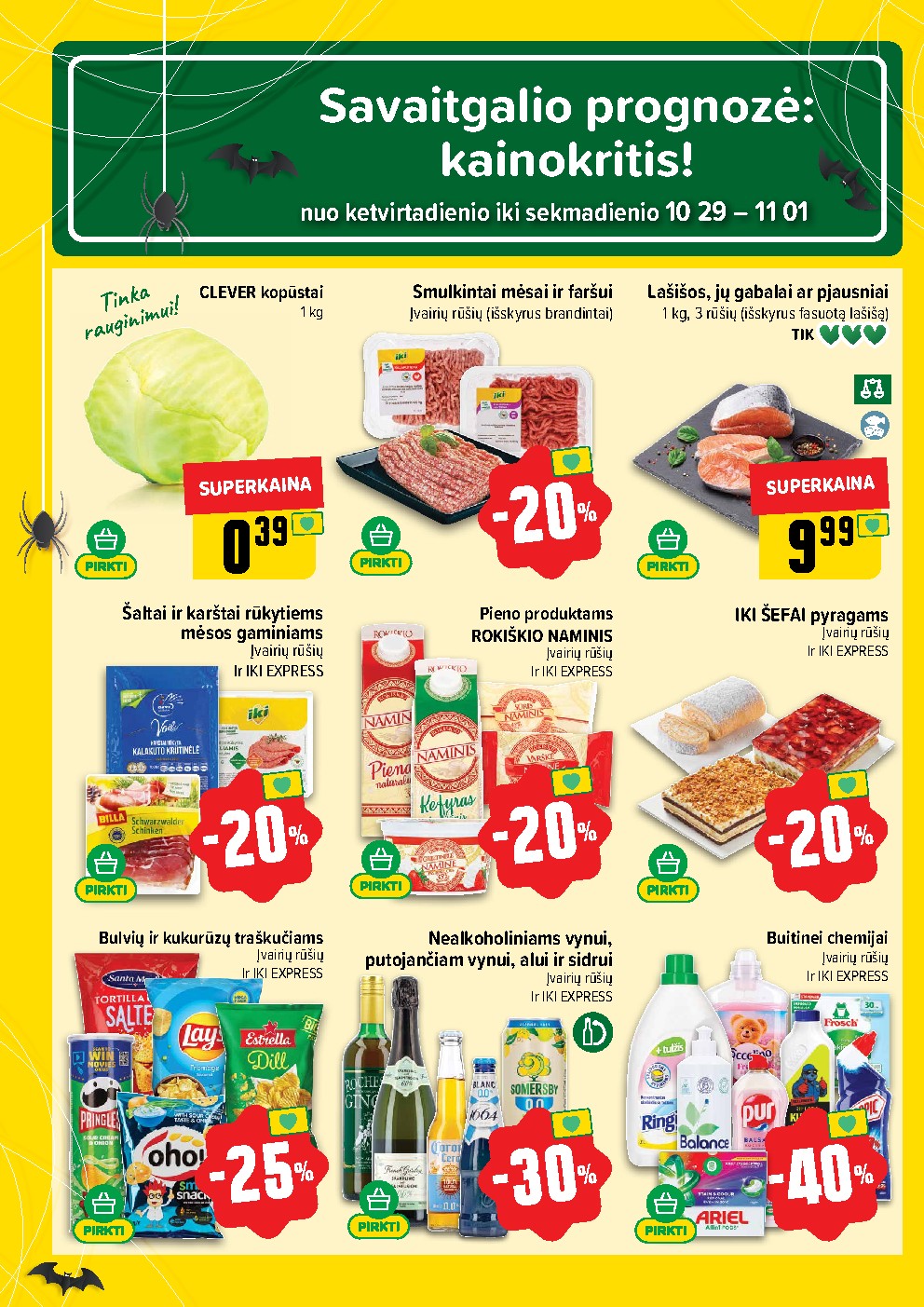 IKI Kainų leidinys Nr. 44 (2026-10-26 - 2026-11-01) - Savaitgalio pasiūlymai