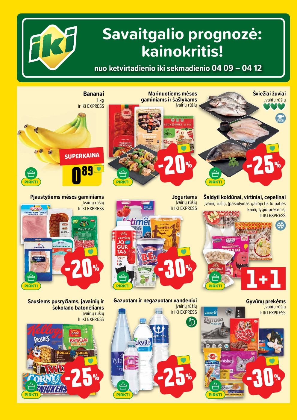  (2026-04-06 - 2026-04-12) - Savaitgalio pasiūlymai