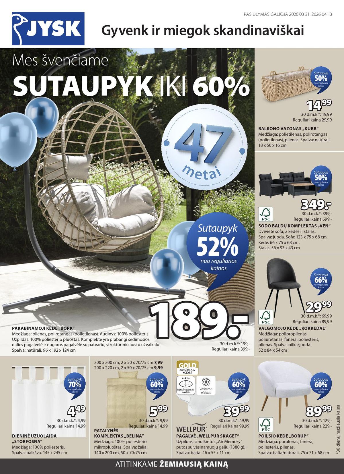 JYSK (2026 03 31 - 2026 04 13)