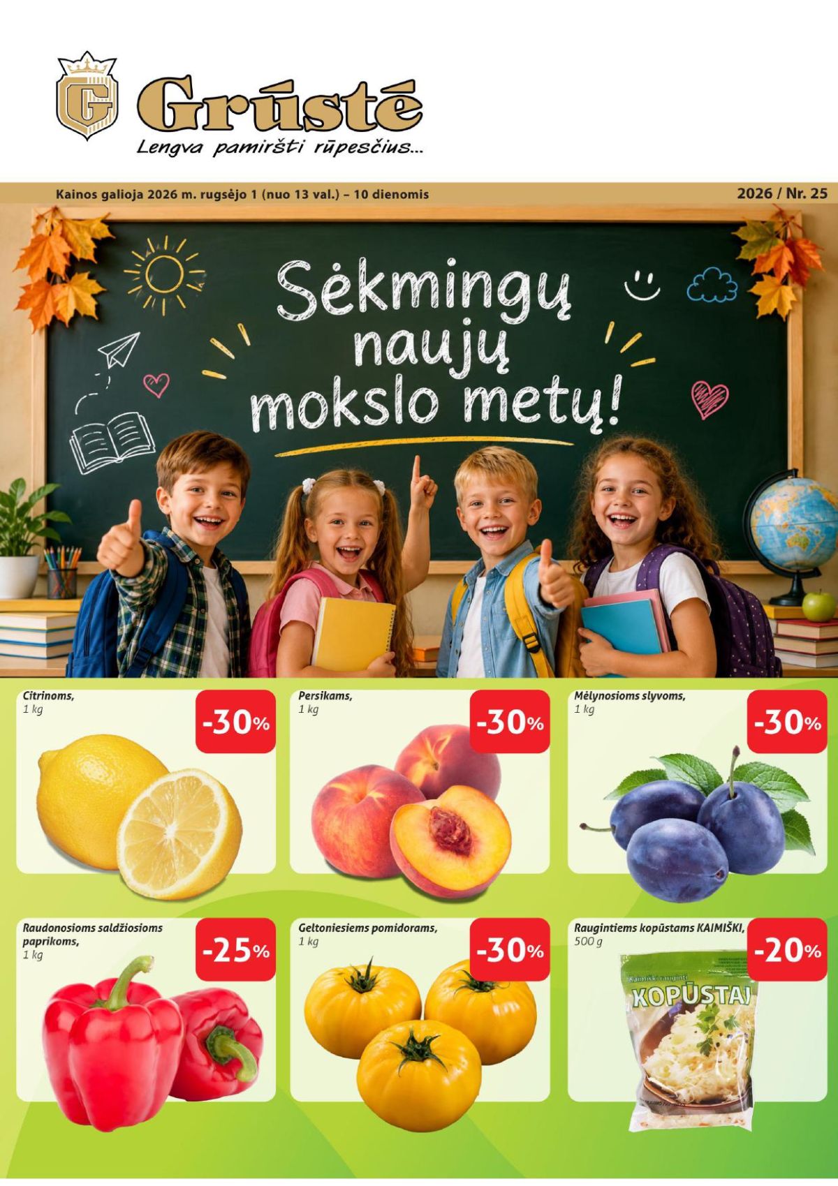 GRŪSTĖ - Leidinys Nr.25 (2026 09 01 - 2026 09 10)