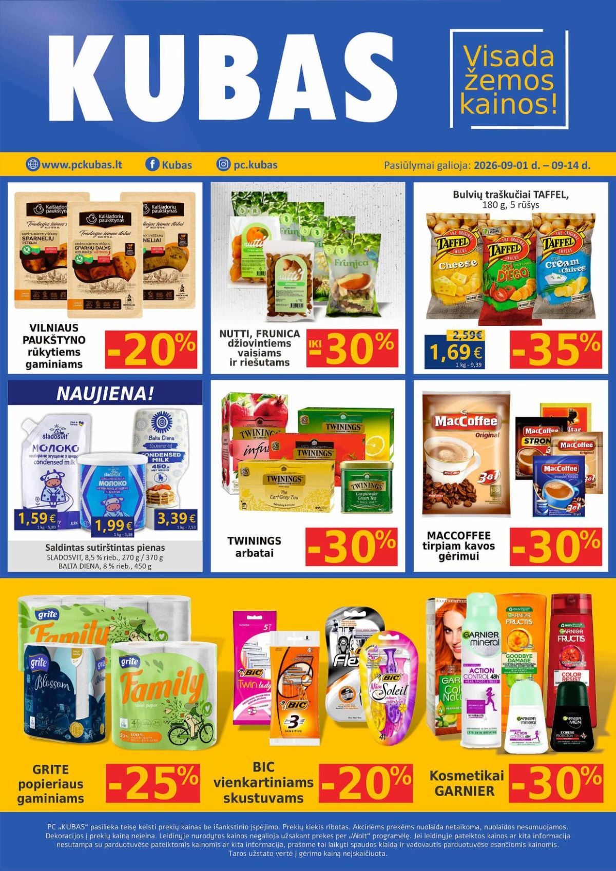 KUBAS (2026 09 01 - 2026 09 14)