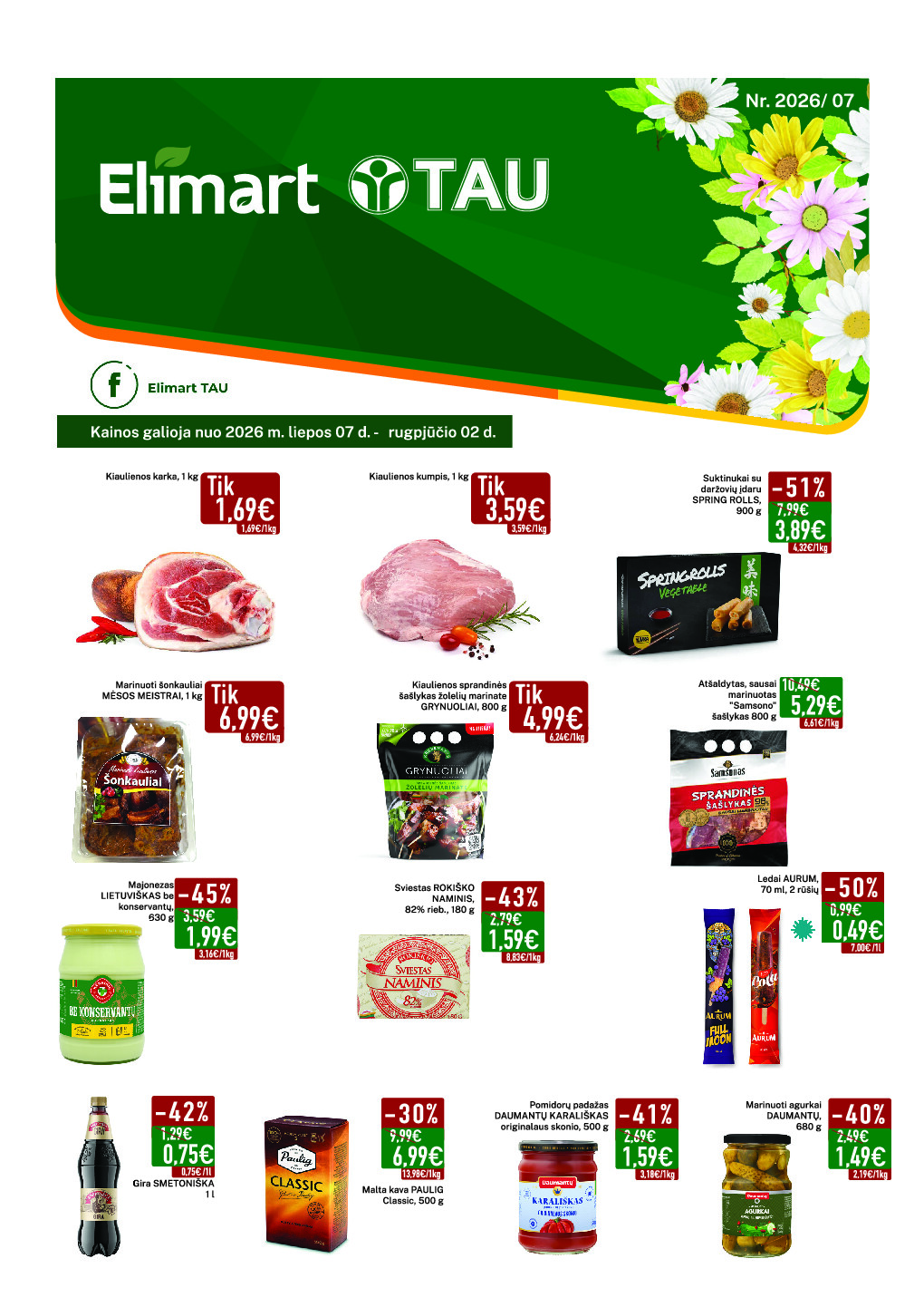 Elimart Tau leidinys (2026-07-07 - 2026-08-02)