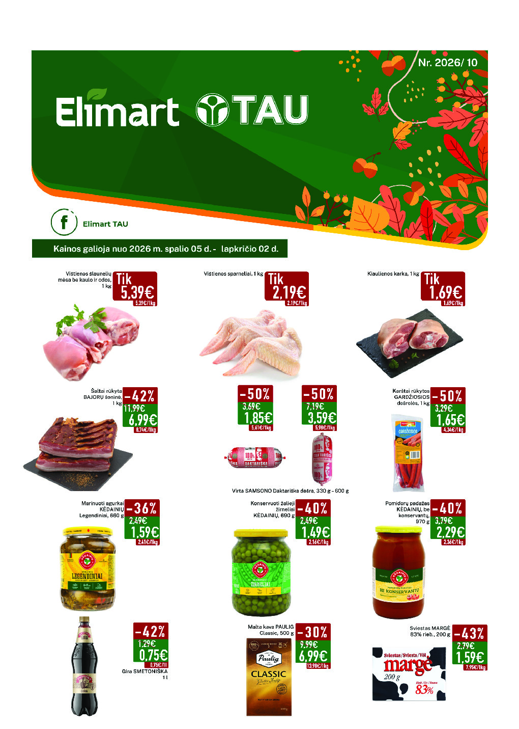 Elimart Tau leidinys (2026-10-05 - 2026-11-02)