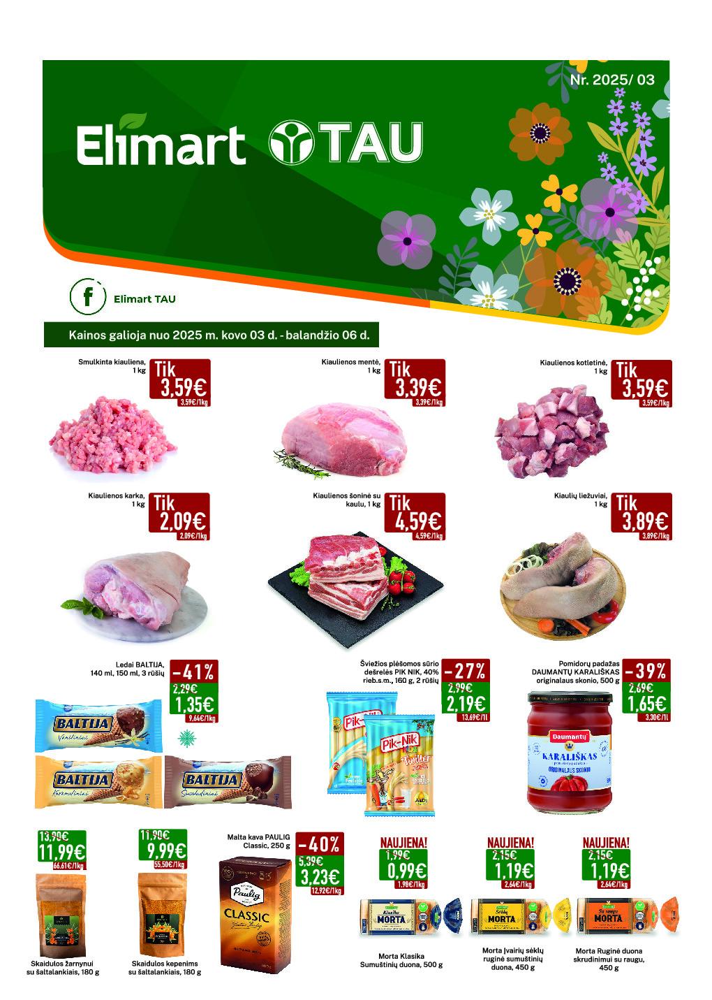 Elimart Tau leidinys (2025-03-03 - 2025-04-06)