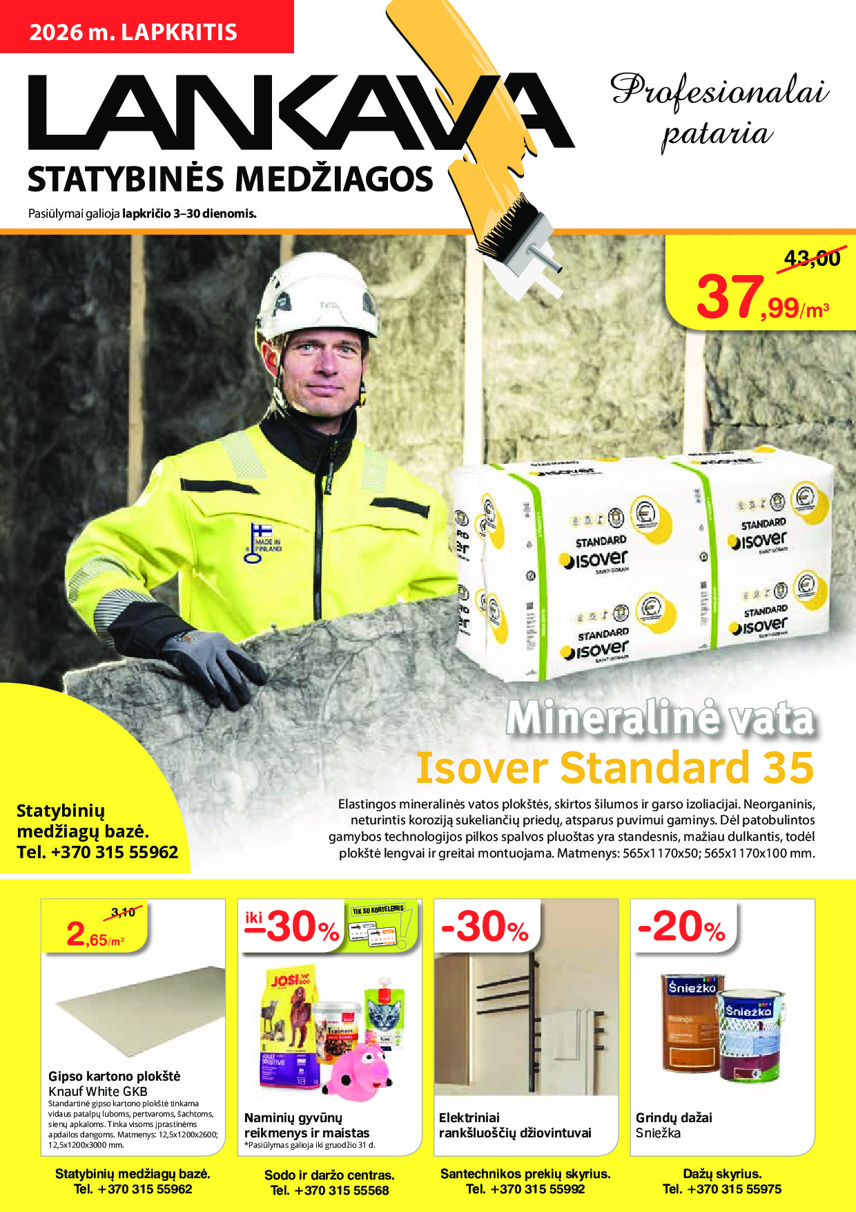 Lankava akcijų leidinys Lapkritis