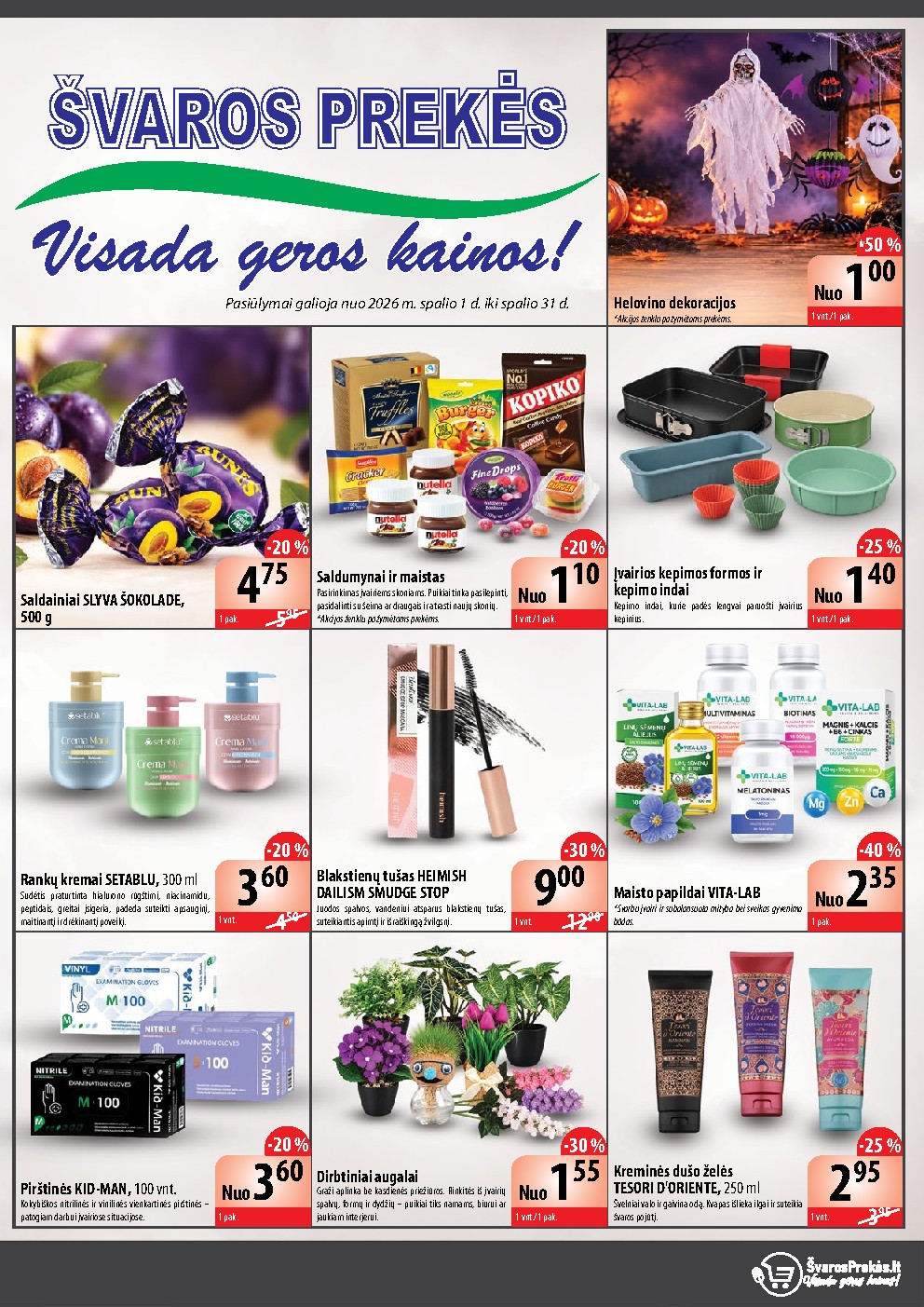ŠVAROS PREKĖS - Leidinys (2026-10-01 - 2026-10-31)