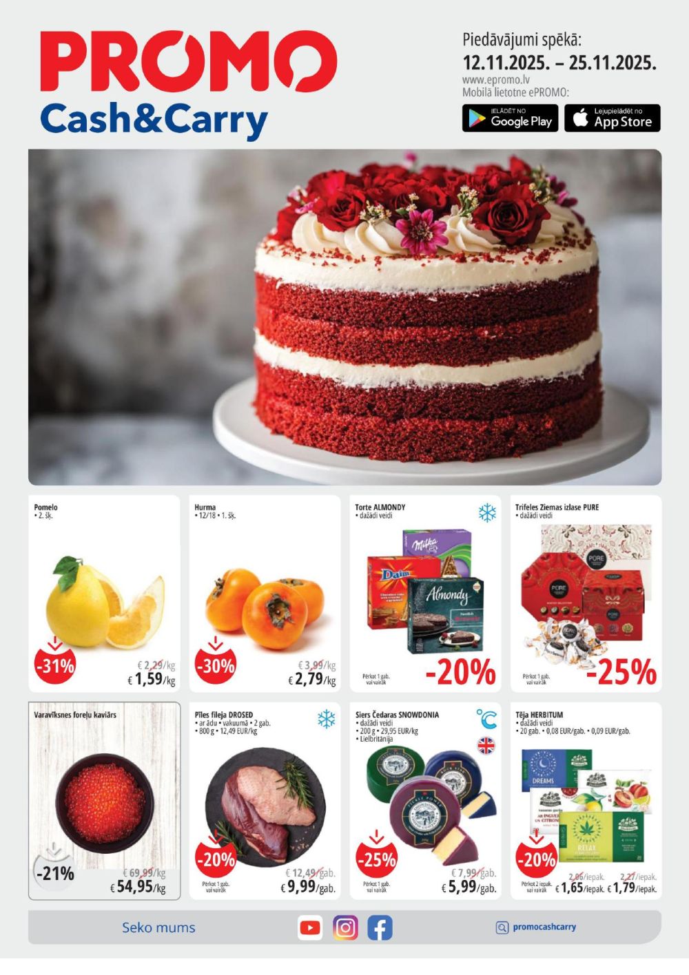 Iepērcies gudri! PROMO Cash&Carry lētāki sieru svētki, RIMI īpašās kafijas cenas un LIDL rotaļlietu piedāvājumi – Uzzini šīs un citas jaunākās atlaides 2025-11-19