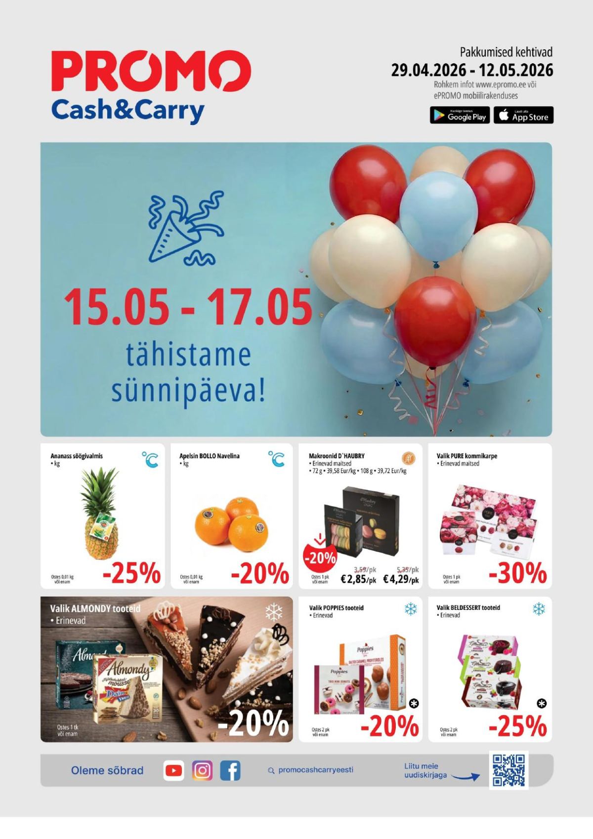 PROMO Cash & Carry (29.04.2026 - 12.05.2026)
