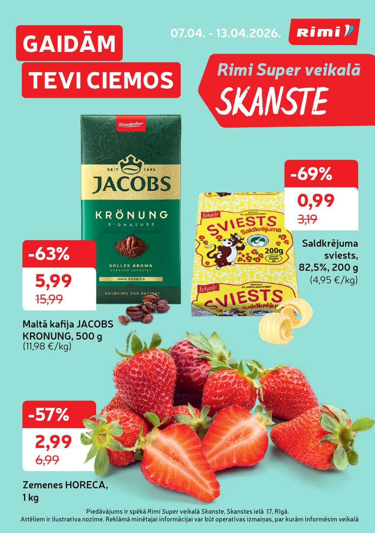 RIMI - Super Skanste (07.04.2026 - 13.04.2026)
