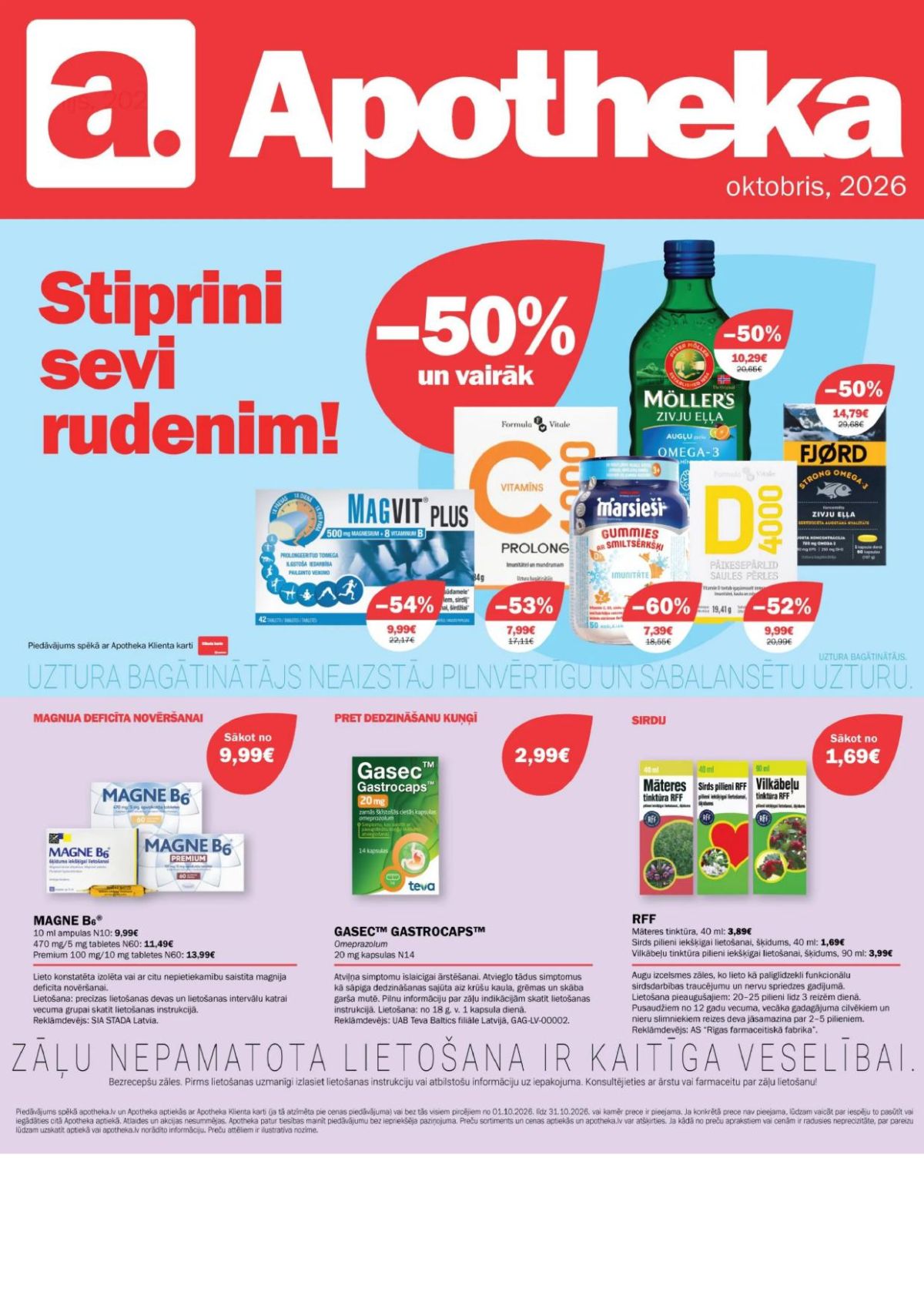 APOTHEKA (01.10.2026 - 31.10.2026)