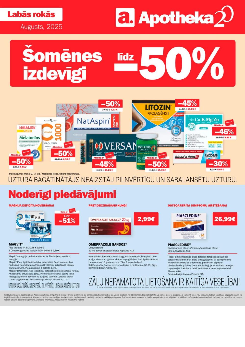 APOTHEKA (01.08.2025 - 31.08.2025)