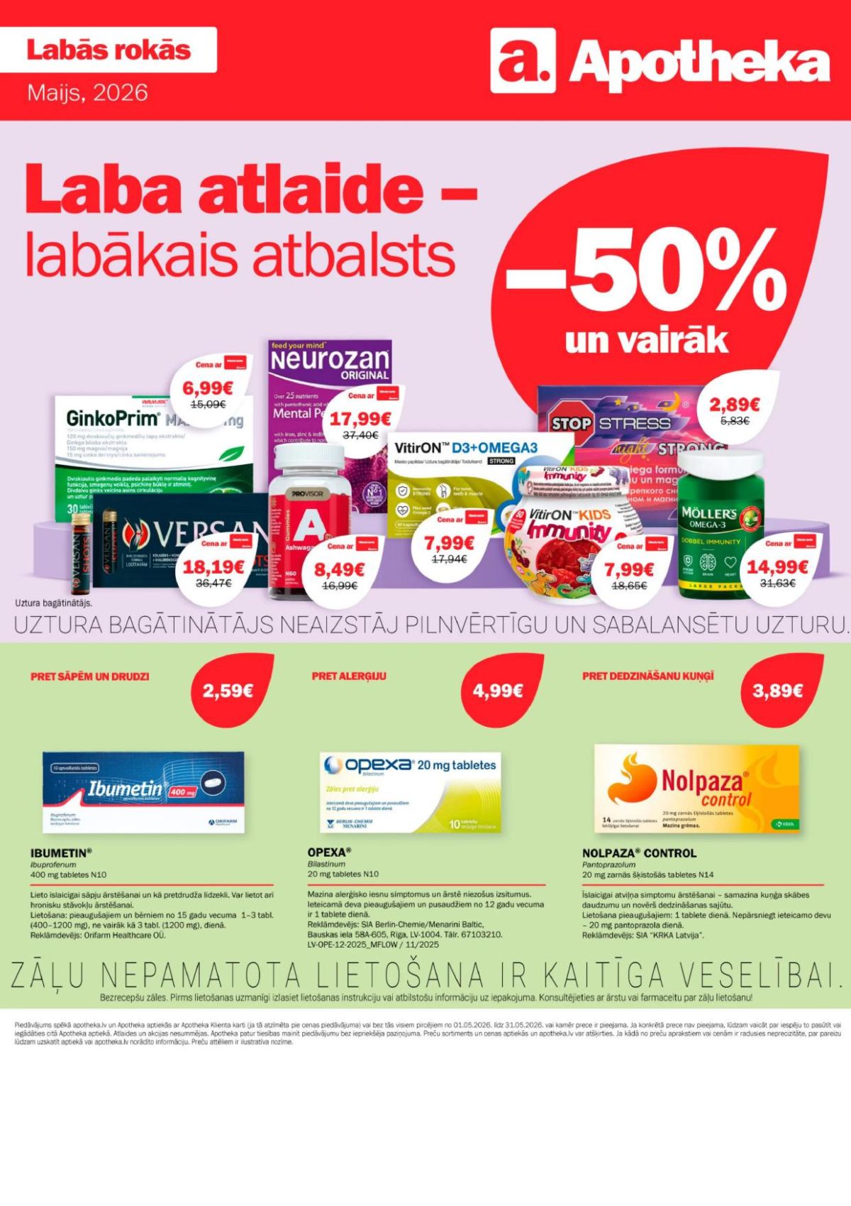 APOTHEKA (01.05.2026 - 31.05.2026)