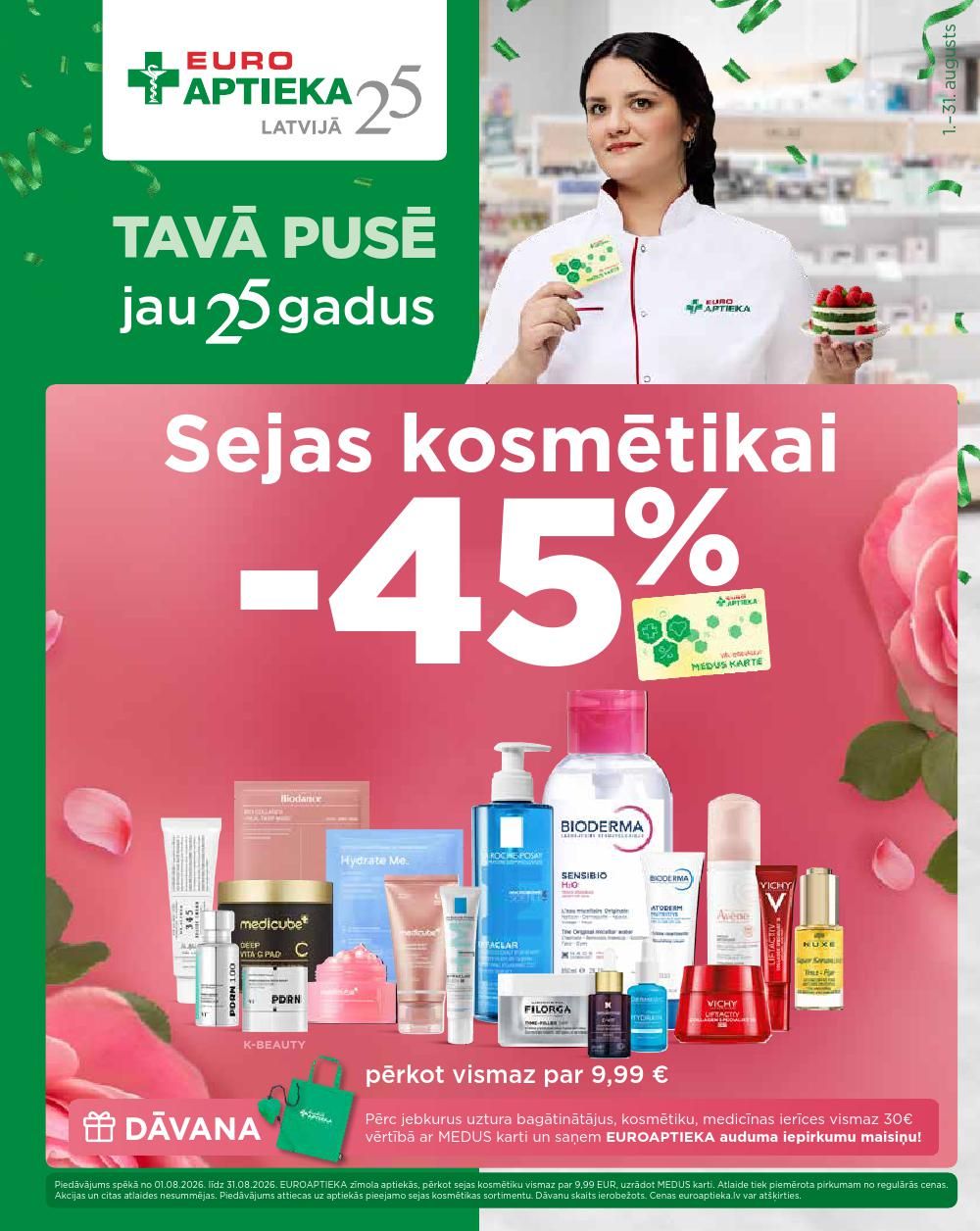 EUROAPTIEKA (01.08.2026 - 31.08.2026)