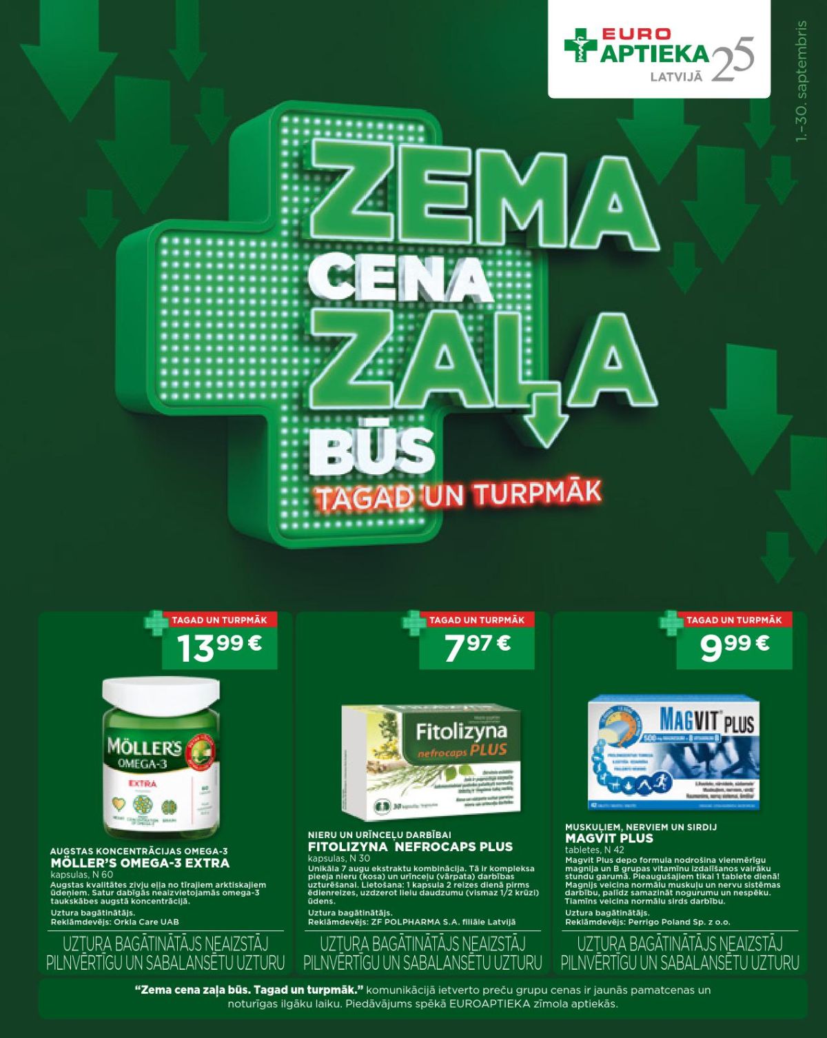 EUROAPTIEKA (01.09.2026 - 30.09.2026)