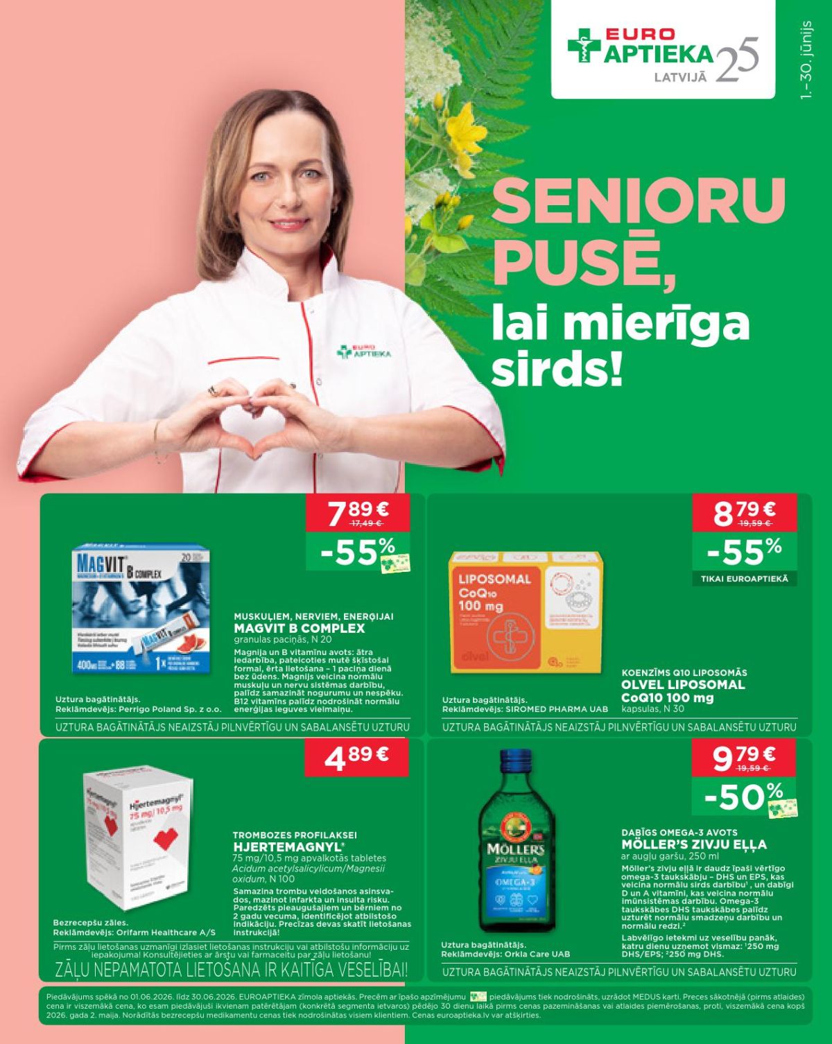 EUROAPTIEKA (01.06.2026 - 30.06.2026)
