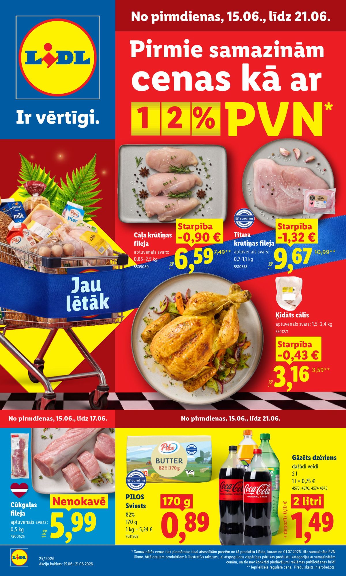 LIDL - Aktuālais akciju buklets (15.06.2026 - 21.06.2026)