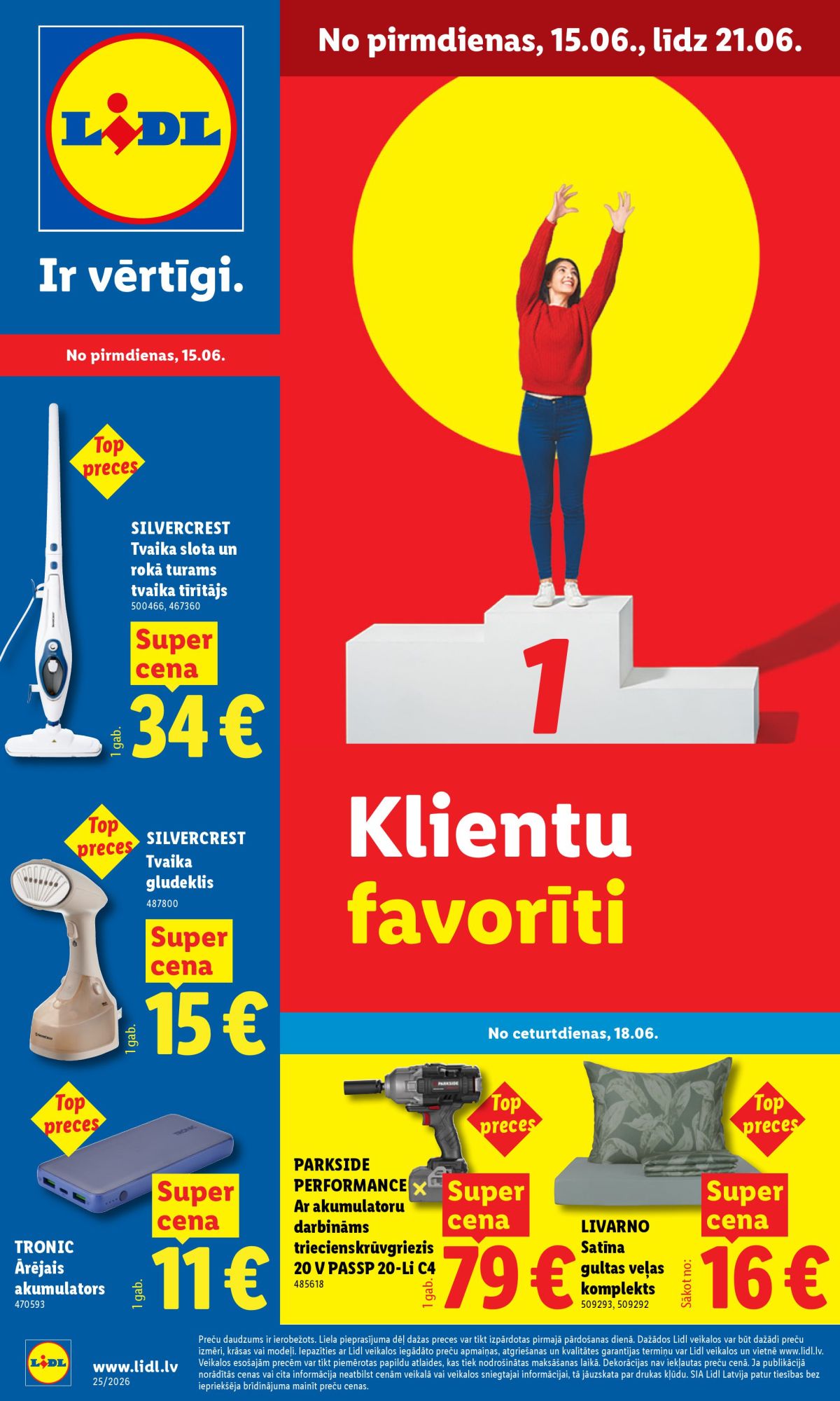 LIDL - Nepārtikas preču piedāvājums (15.06.2026 - 21.06.2026)