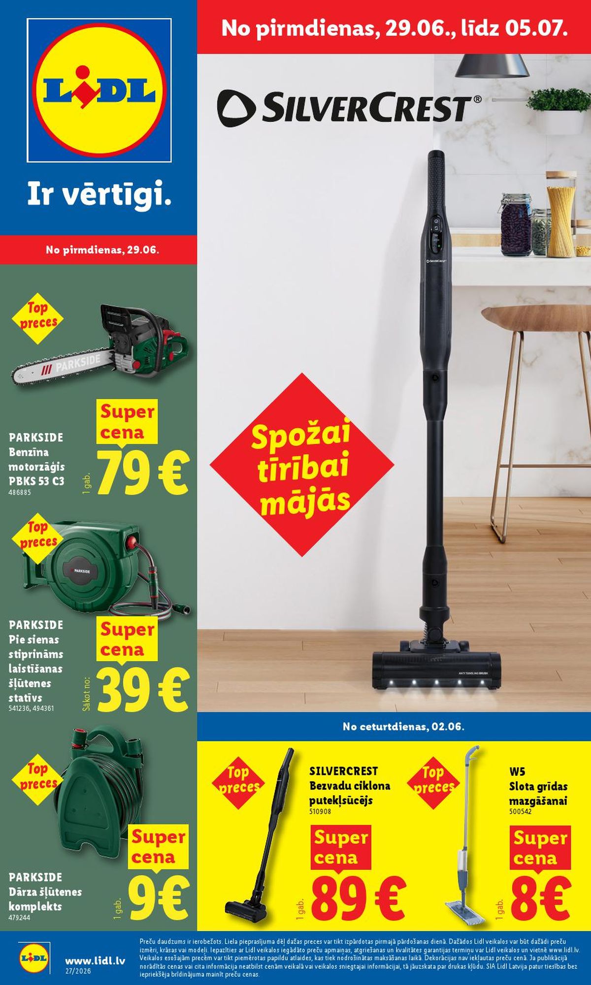 LIDL - Nepārtikas preču piedāvājums (29.06.2026 - 05.07.2026)