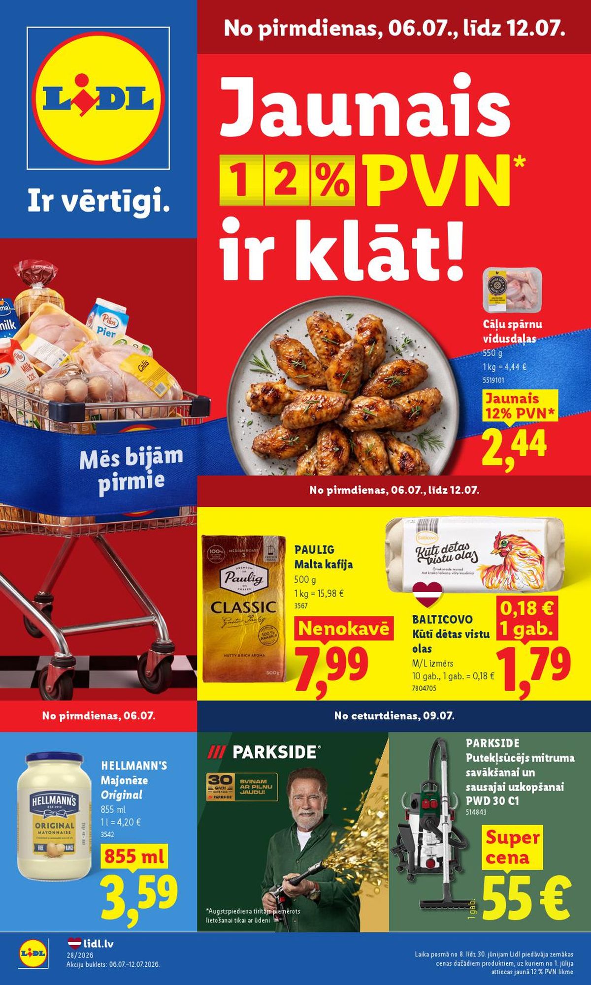 LIDL - Aktuālais akciju buklets (06.07.2026 - 12.07.2026)