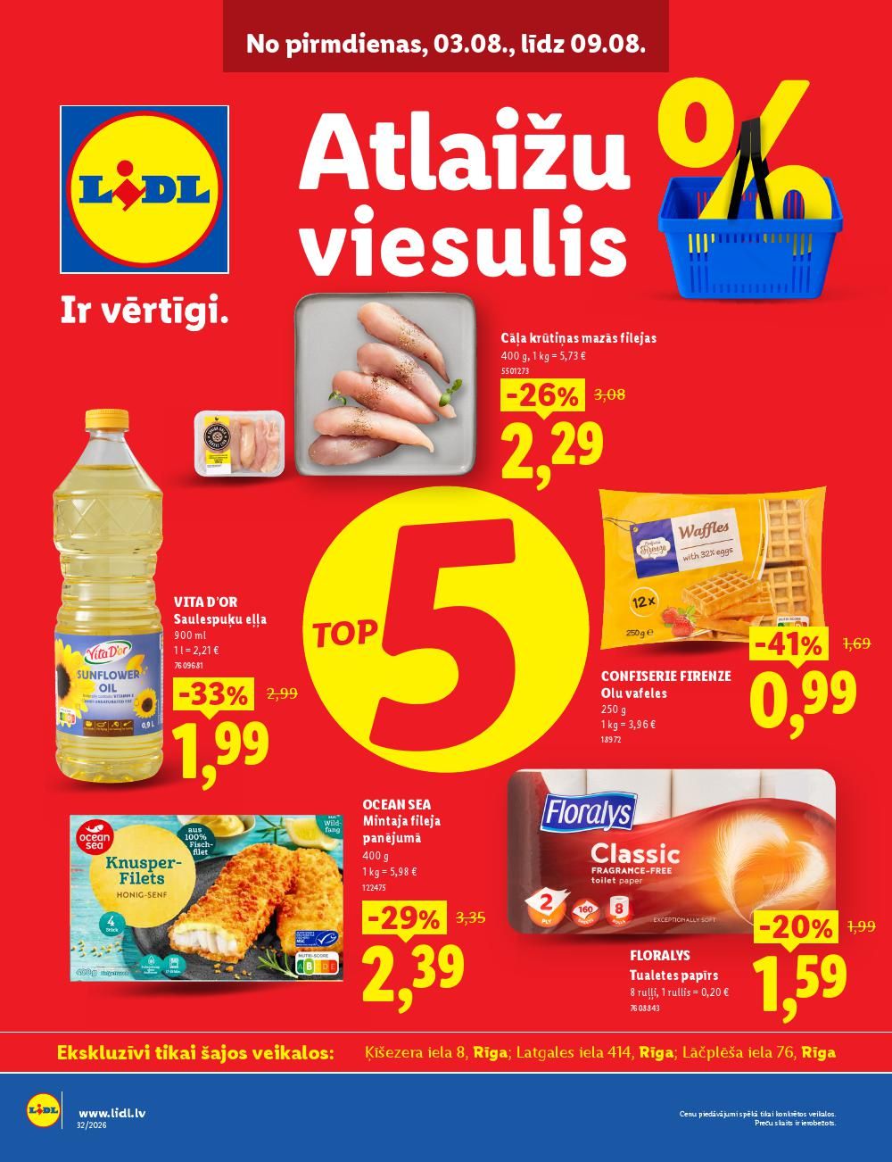 LIDL - Atlaižu viesulis (03.08.2026 - 09.08.2026)