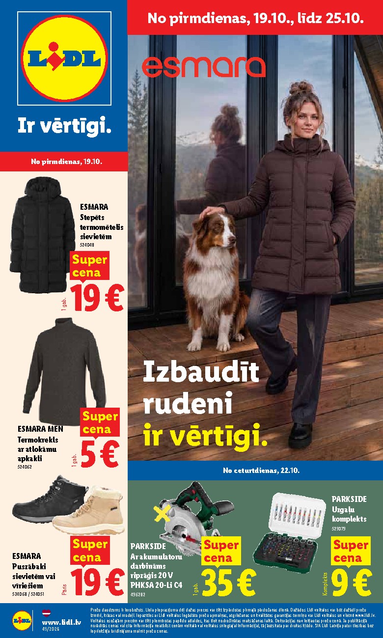 Nepārtikas preču piedāvājums (2026-10-19 - 2026-10-25)