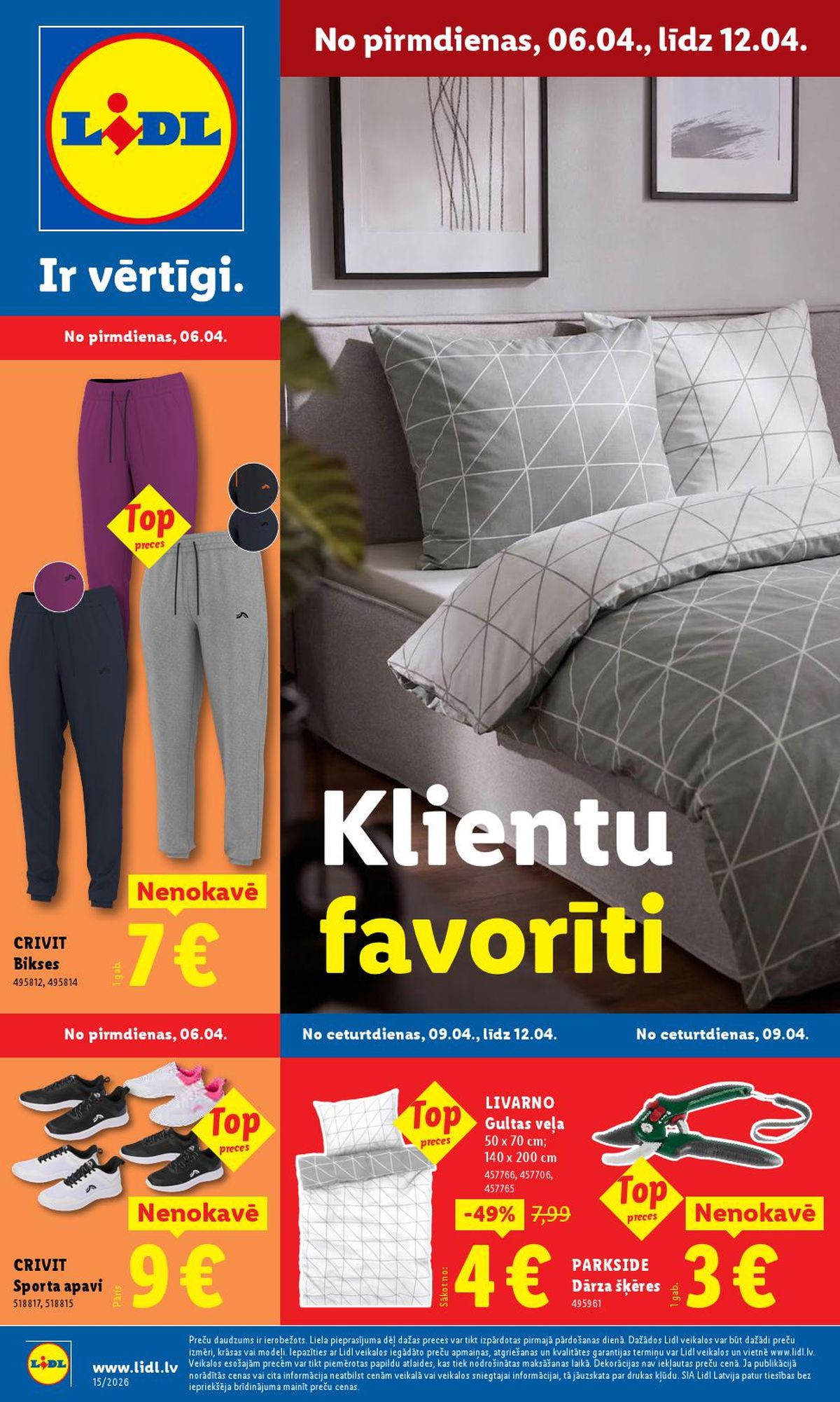 LIDL - Nepārtikas preču piedāvājums (06.04.2026 - 12.04.2026)