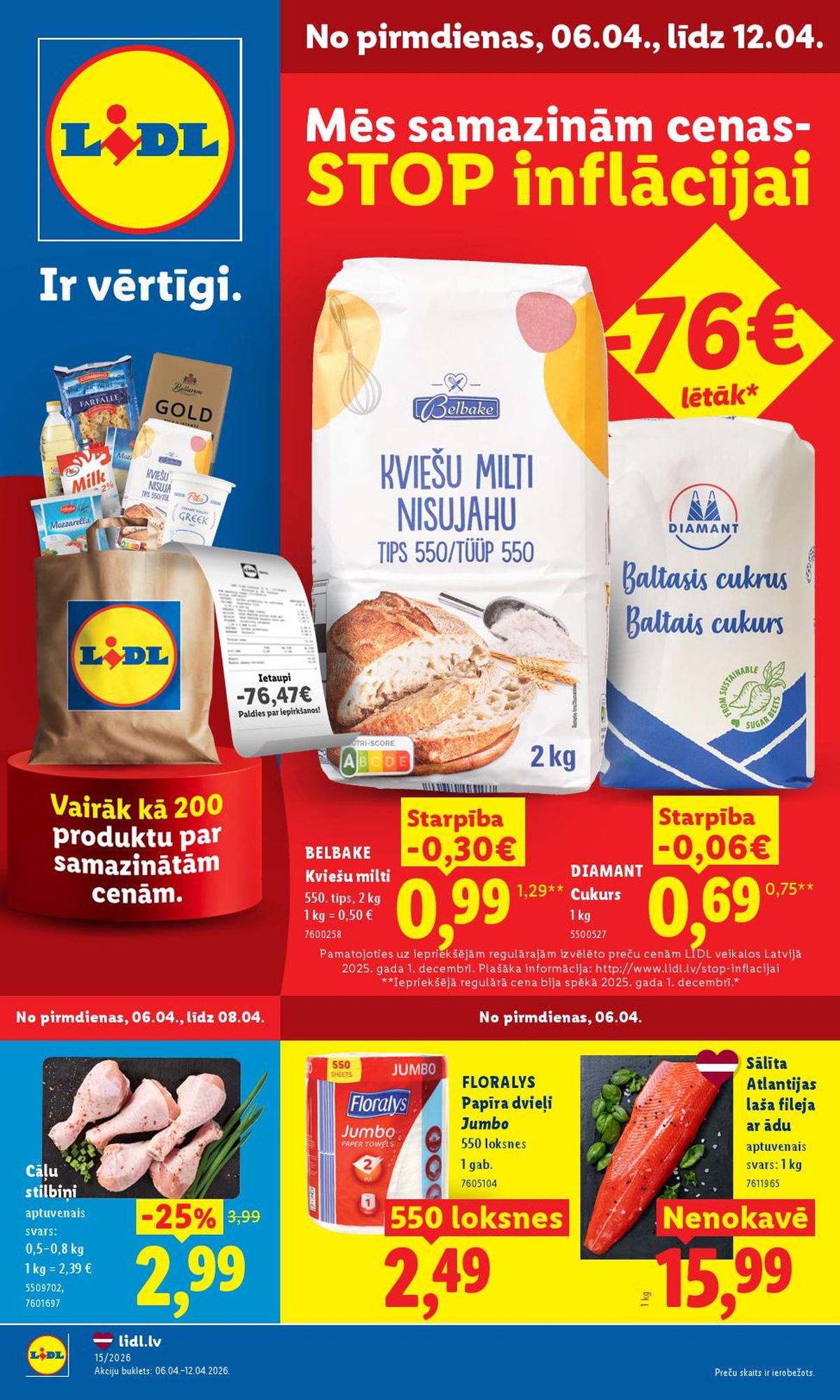 LIDL - Aktuālais akciju buklets (06.04.2026 - 12.04.2026)