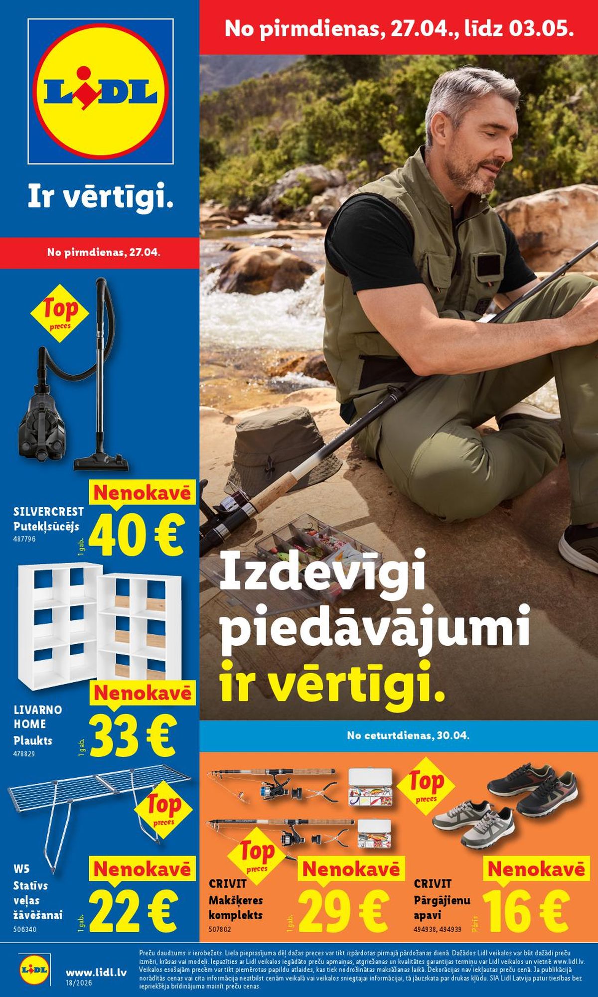 LIDL - Nepārtikas preču piedāvājums (27.04.2026 - 03.05.2026)