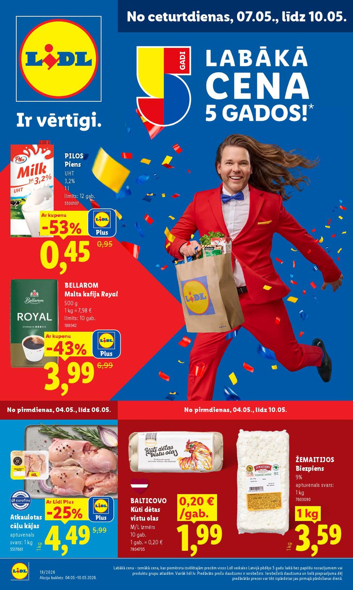 LIDL - Aktuālais akciju buklets (04.05.2026 - 10.05.2026)