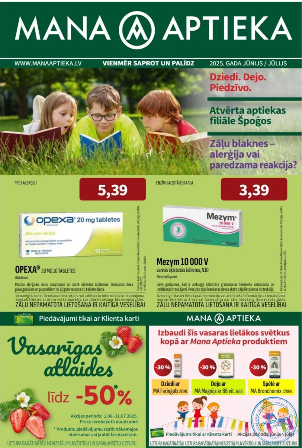 MANA APTIEKA (01.06.2025 - 30.06.2025)