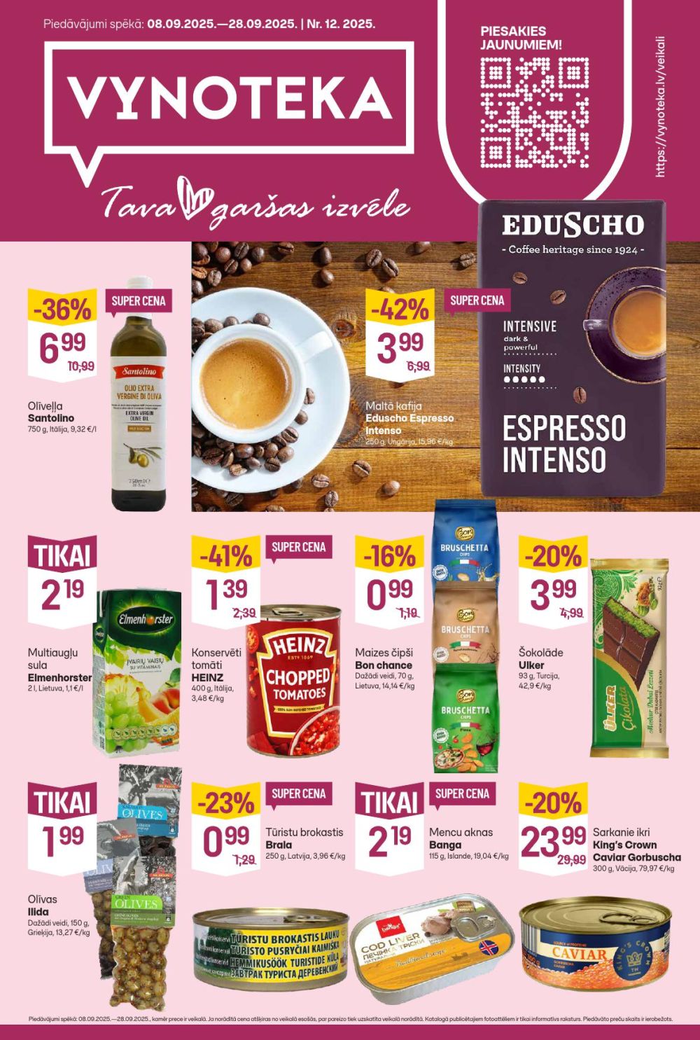 VYNOTEKA (08.09.2025 - 28.09.2025)