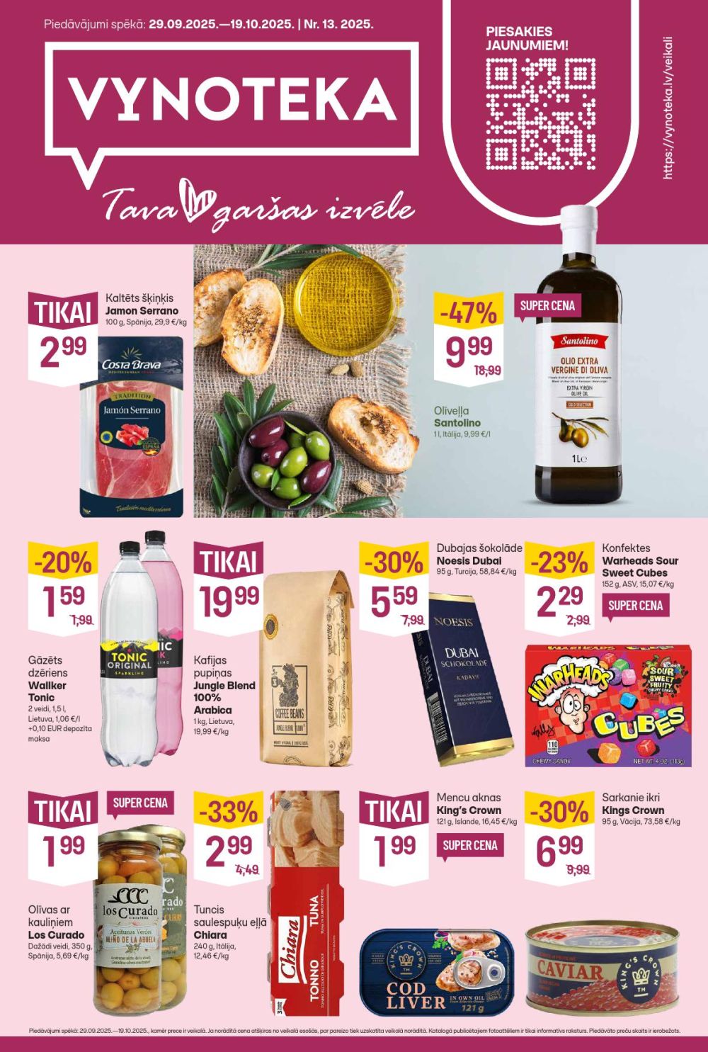 VYNOTEKA (29.09.2025 - 19.10.2025)