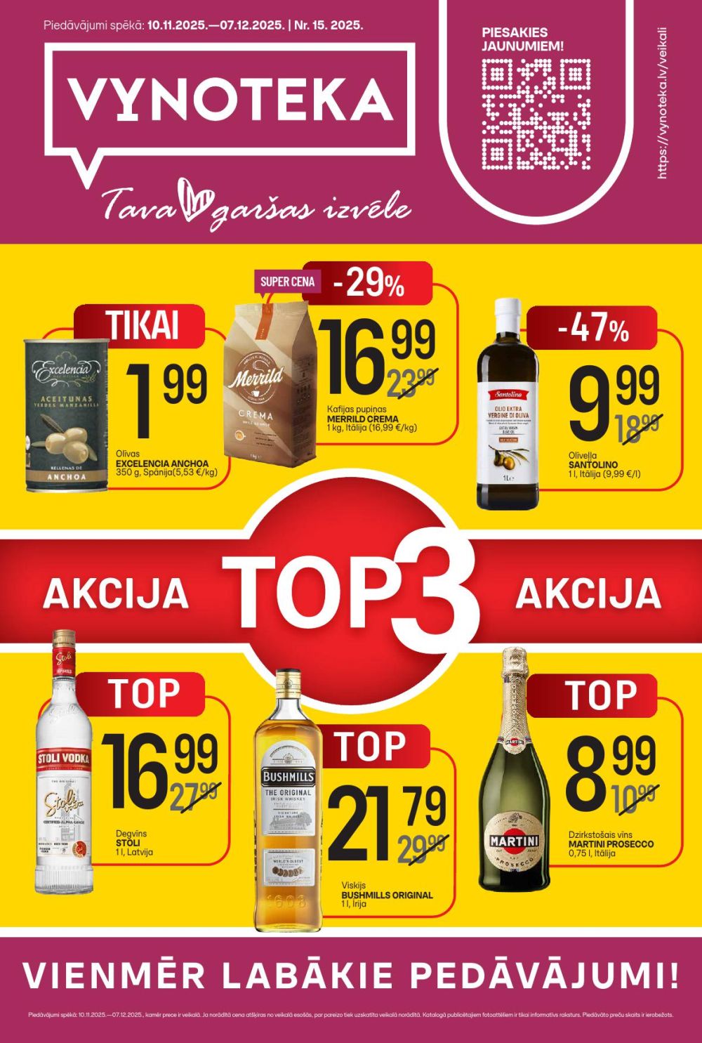 VYNOTEKA (10.11.2025 - 07.12.2025)