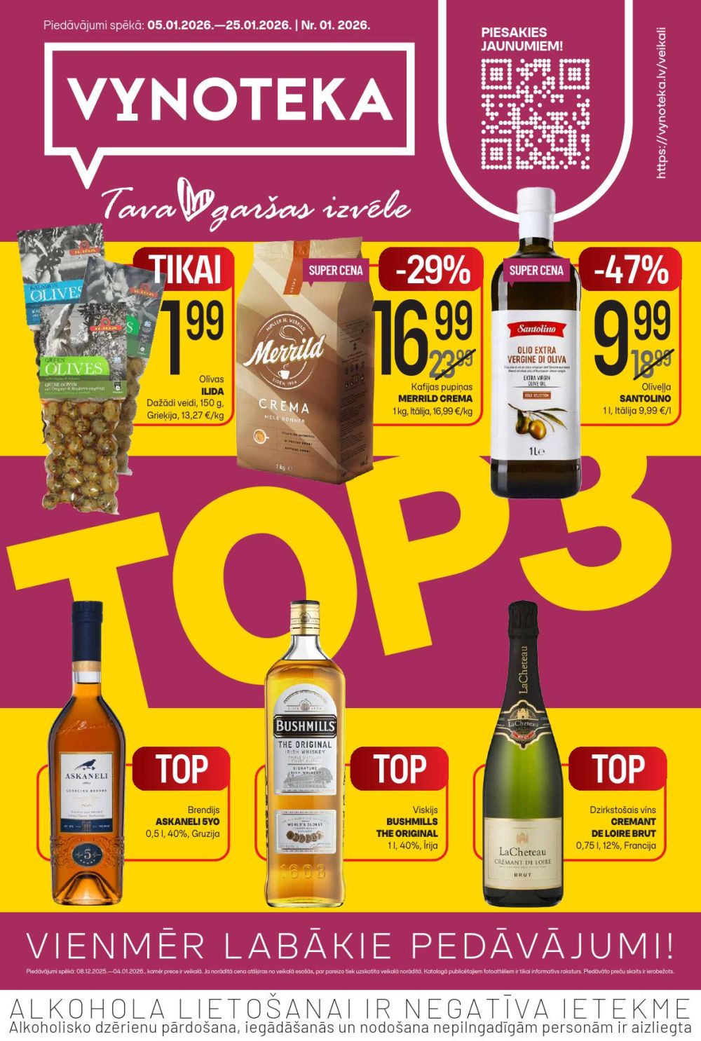 VYNOTEKA (05.01.2026 - 25.01.2026)