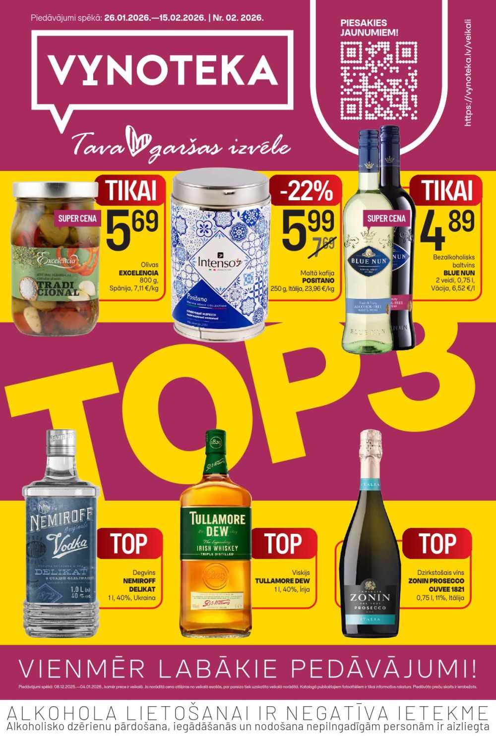 VYNOTEKA (26.01.2026 - 15.02.2026)