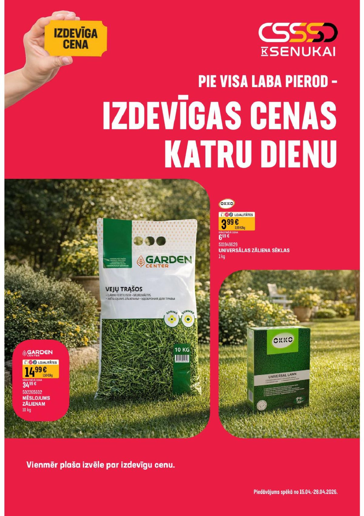 K SENUKAI (15.04.2026 - 28.04.2026)