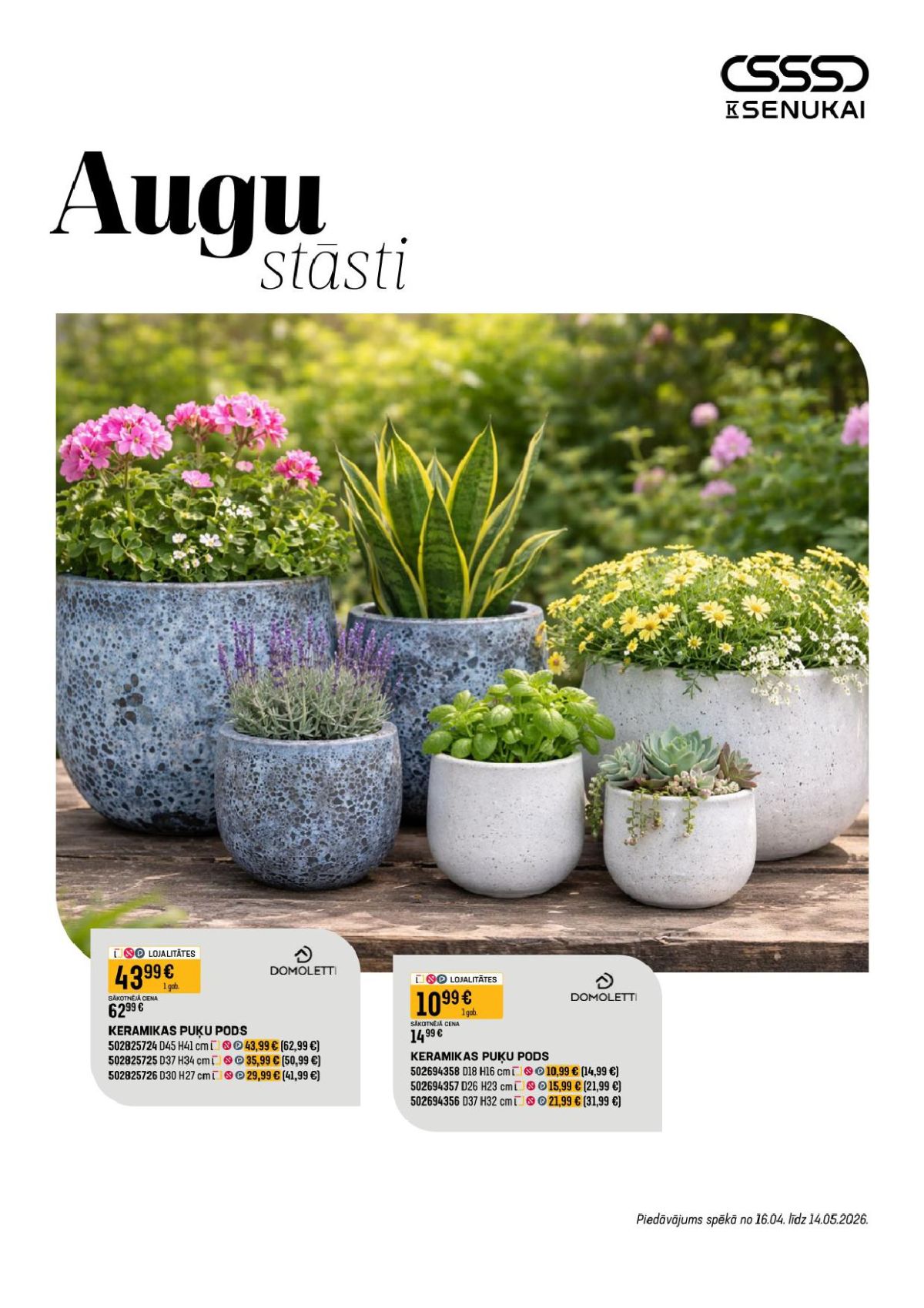 K SENUKAI (16.04.2026 - 14.05.2026)