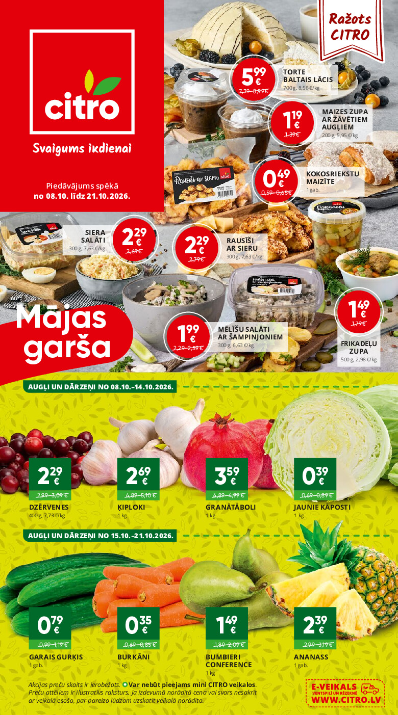 CITRO akcijas (2026-10-08 - 2026-10-21)