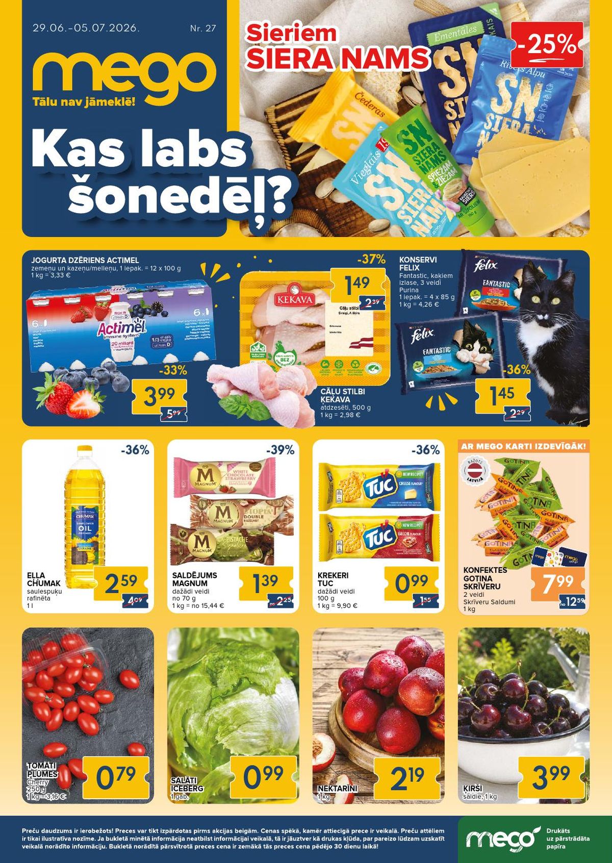 MEGO (29.06.2026 - 05.07.2026)