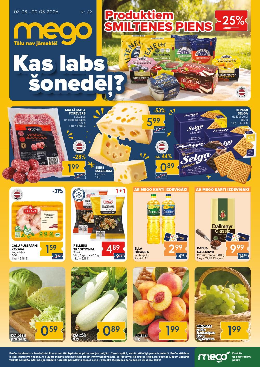 MEGO (03.08.2026 - 09.08.2026)