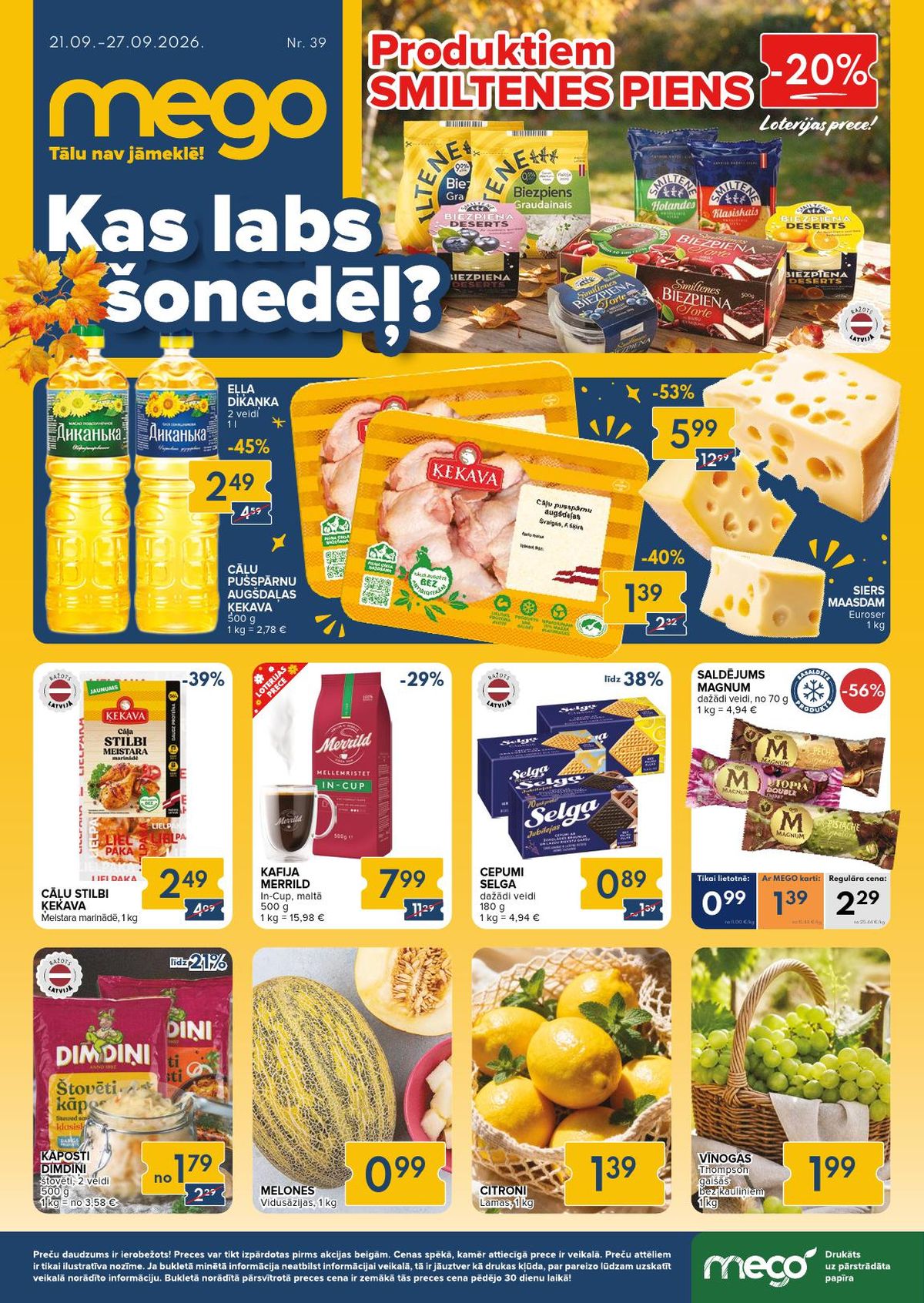 MEGO (21.09.2026 - 27.09.2026)