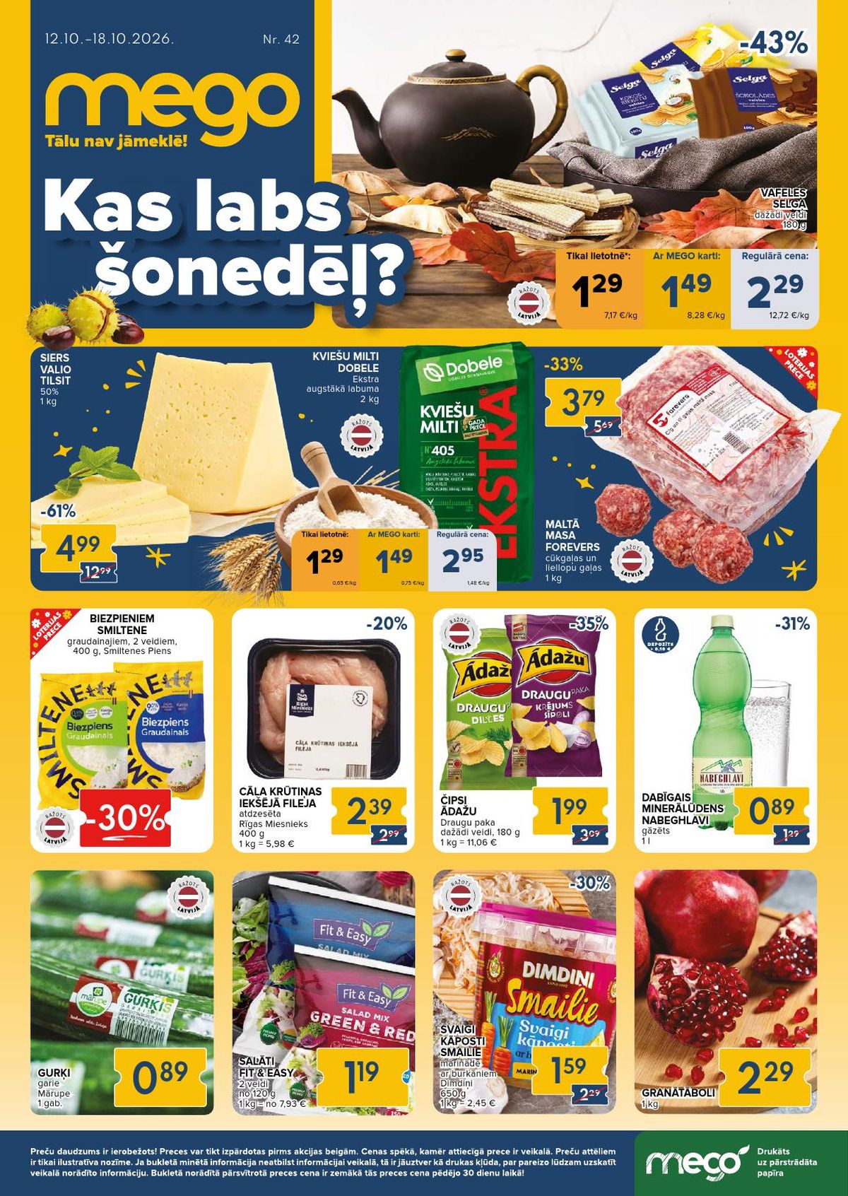 MEGO (12.10.2026 - 18.10.2026)