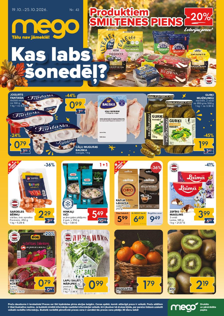 Kas labs šonedēļ? Buklets Nr. 43 (2026-10-19 - 2026-10-25)
