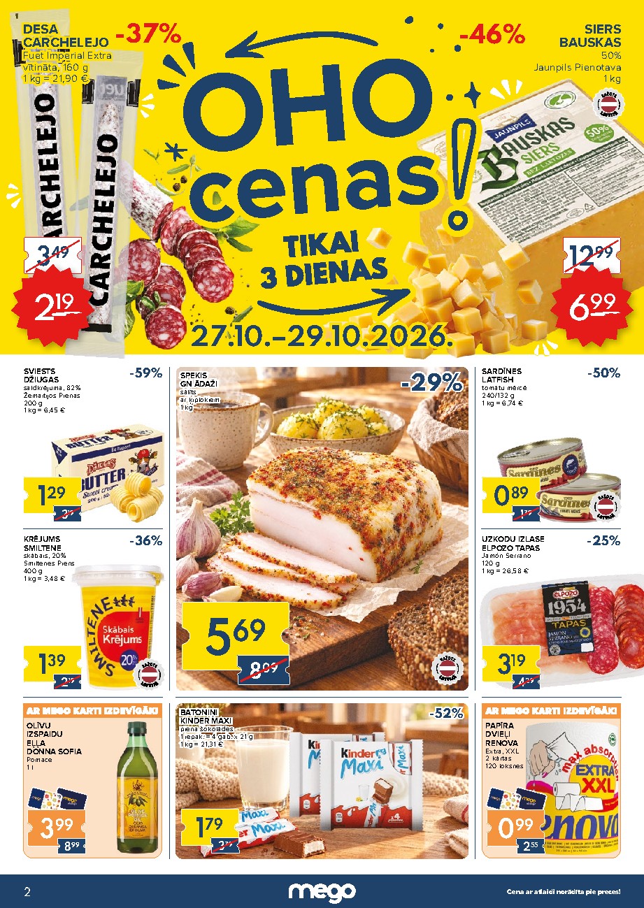 Tikai 3 dienas! (2026-10-20 - 2026-10-22)