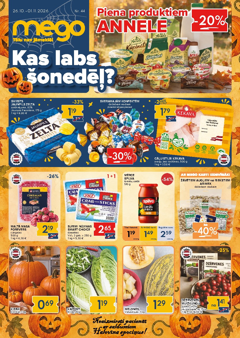 Kas labs šonedēļ? Buklets Nr.44 (2026-10-26 - 2026-11-01)