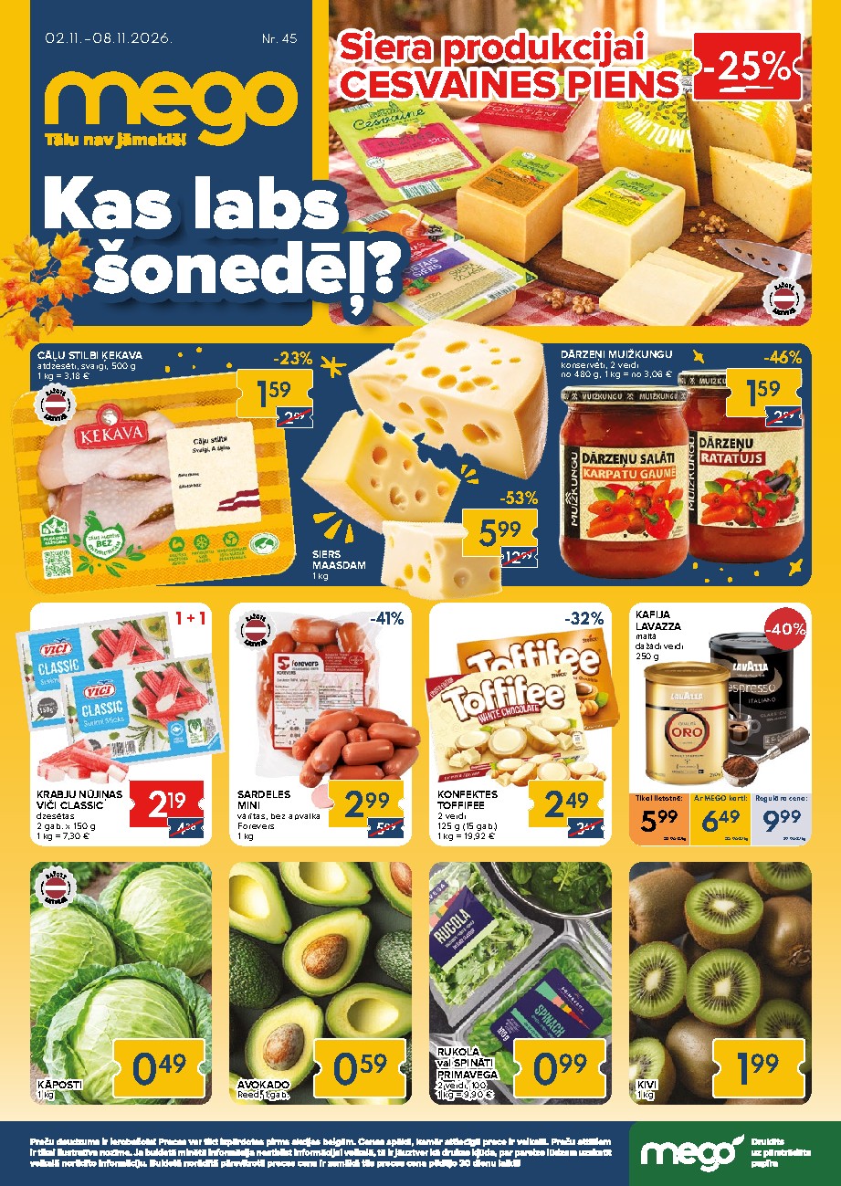 Kas labs šonedēļ? Buklets Nr. 45 (2026-11-02 - 2026-11-08)