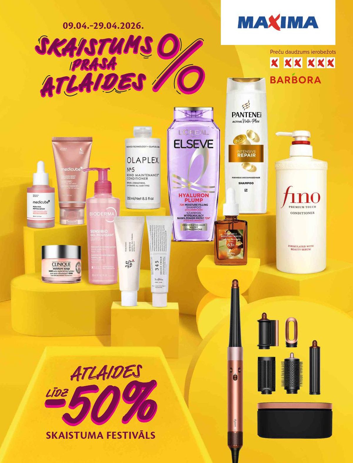 MAXIMA - Skaistuma Festivāls (09.04.2026 - 29.04.2026)