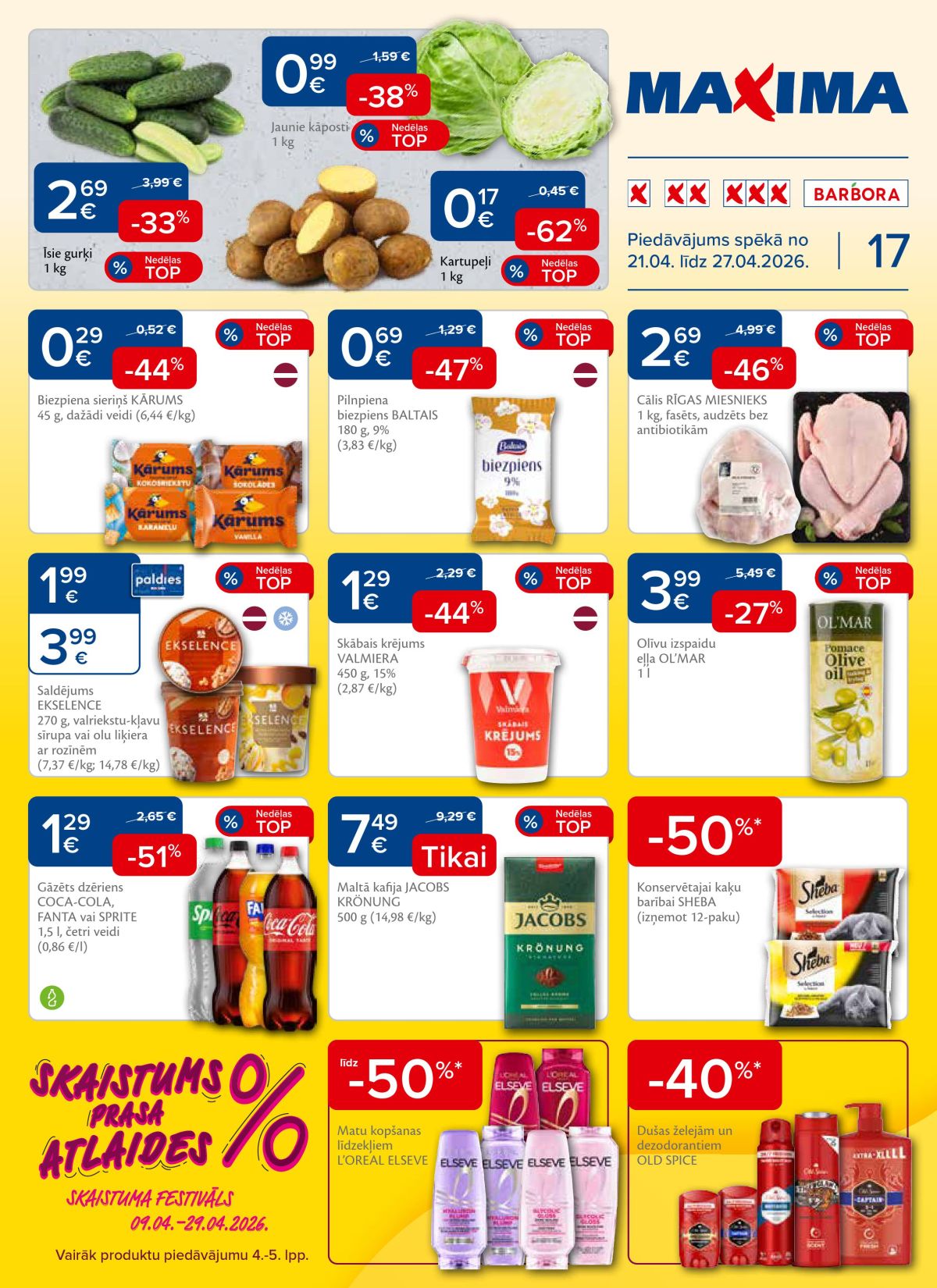 MAXIMA X XX XXX (21.04.2026 - 27.04.2026)